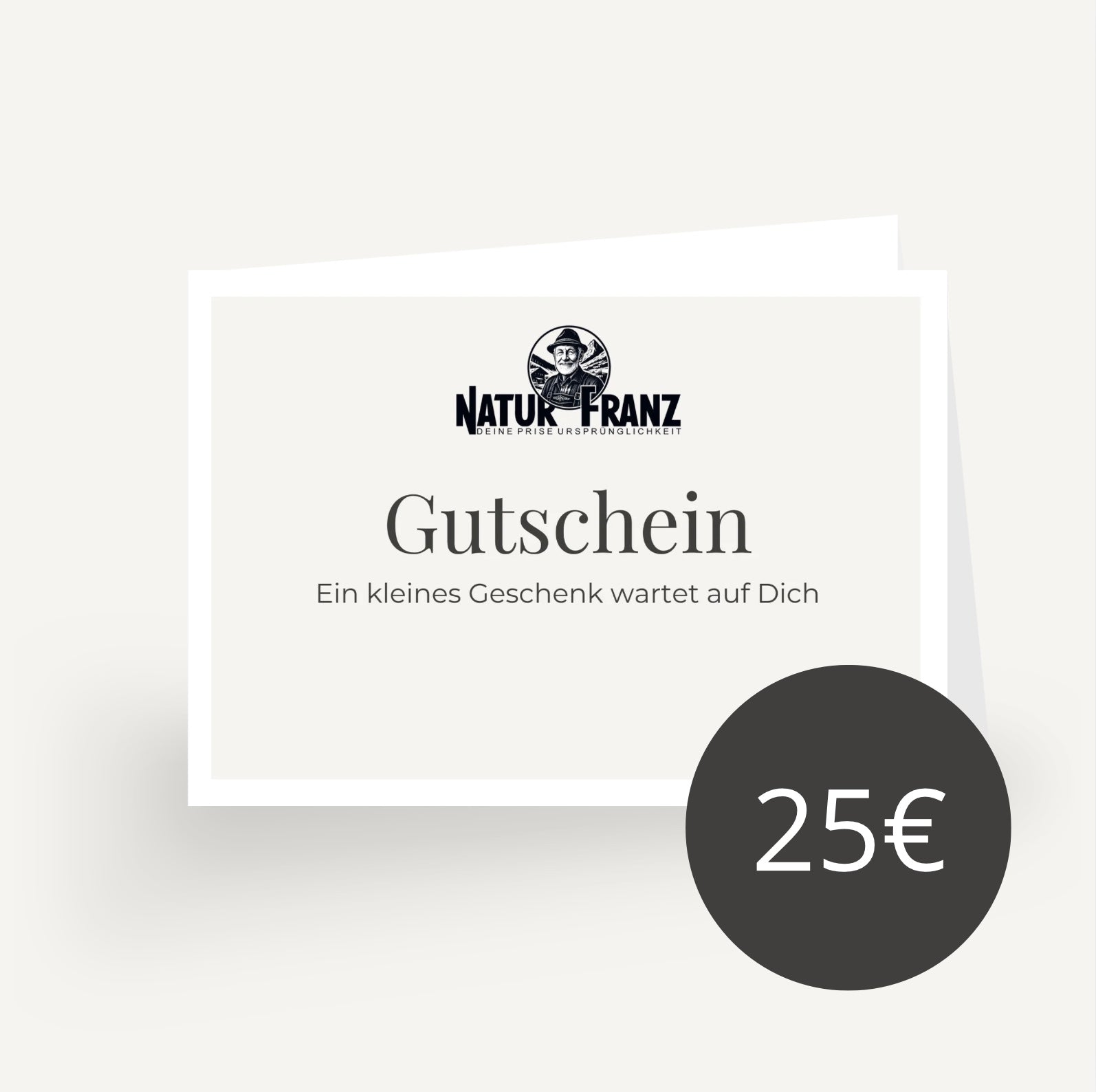 Geschenk-Gutschein über 25 €