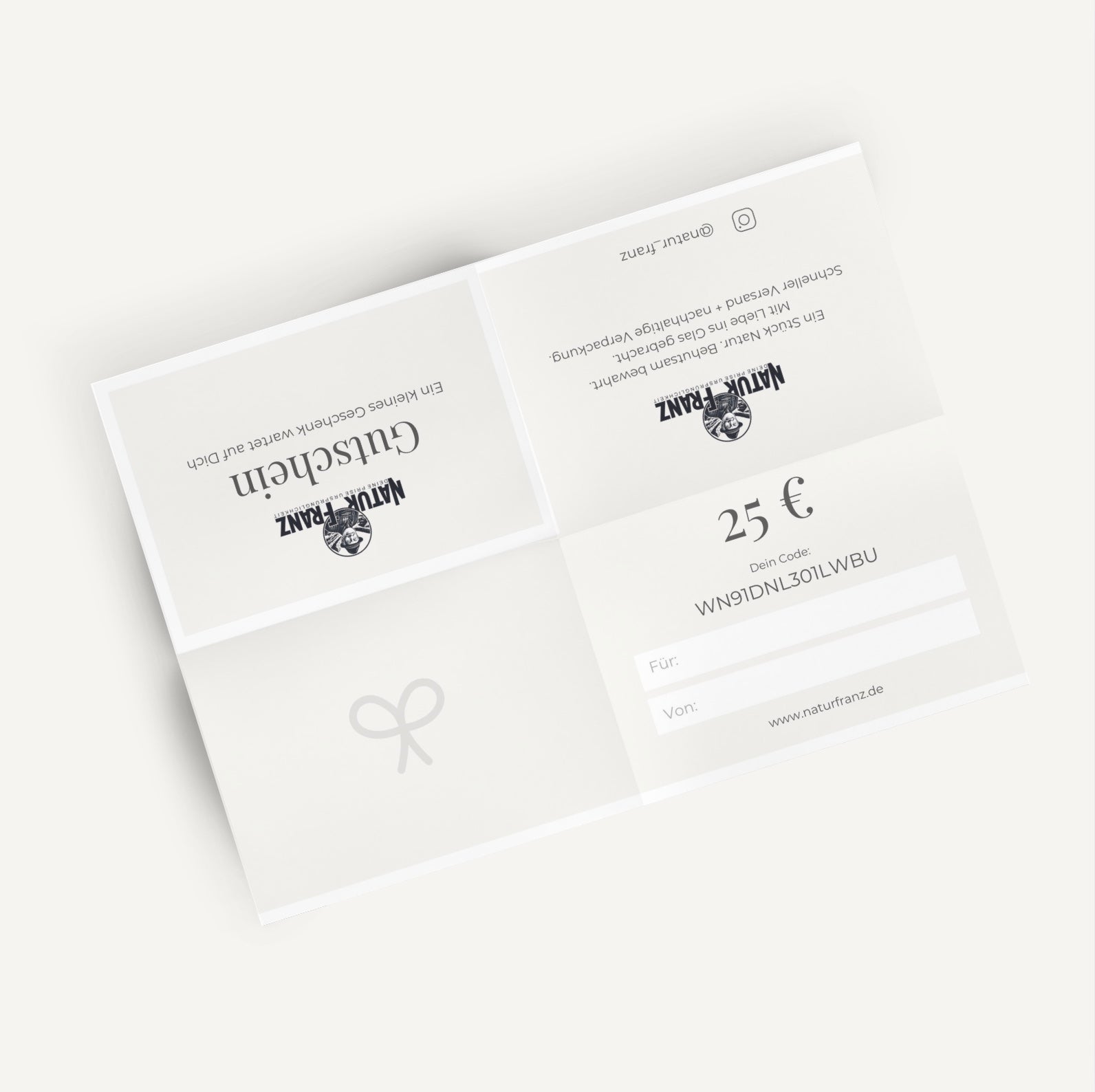 Geschenk-Gutschein über 25 €