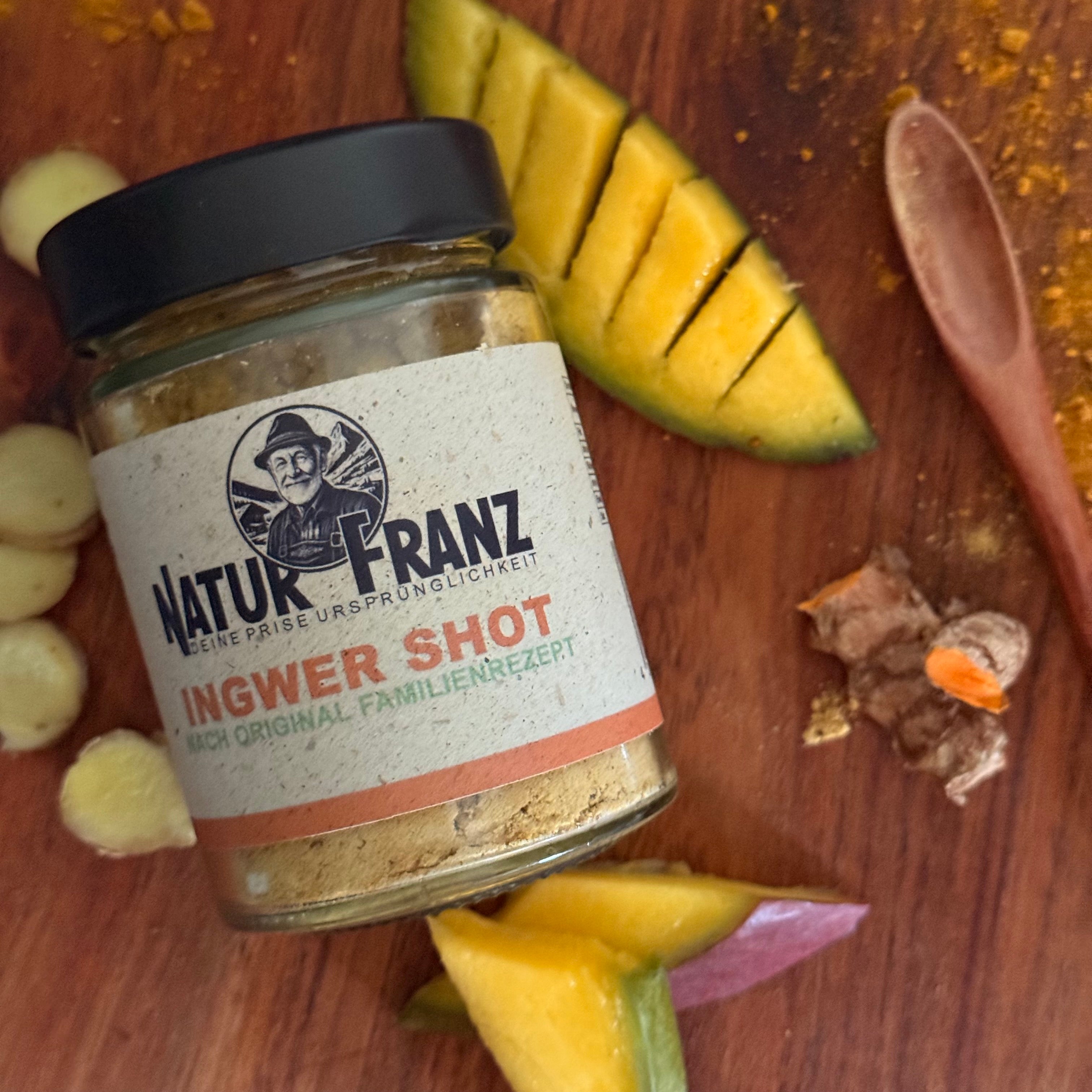 Ingwer Shot Mix - die beste Mischung fein gemahlen. Namaste Ihr Lieben