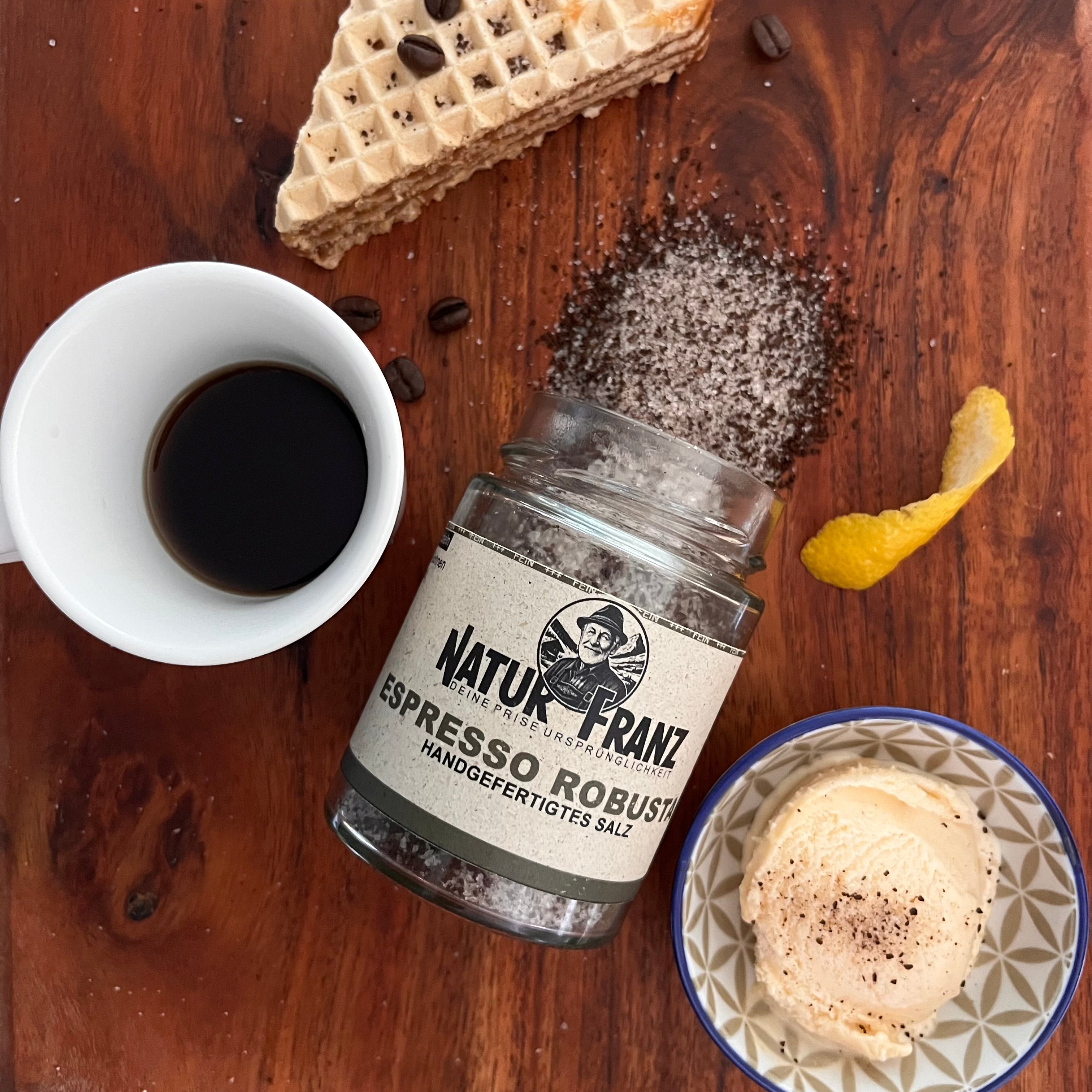 Espresso Robusta - mit feinem Salz