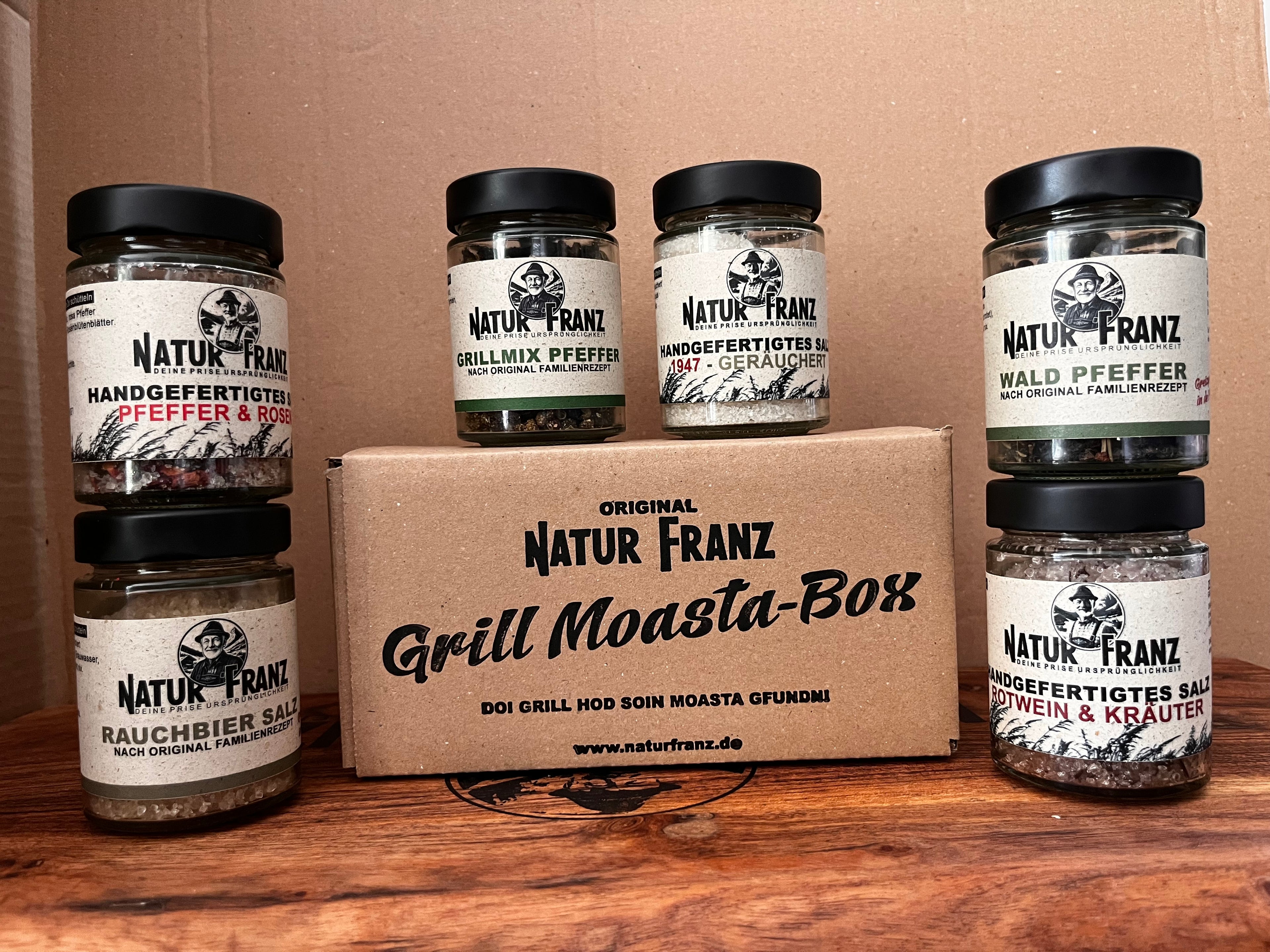 Die GRILL MOASTA BOX | Natur Franz