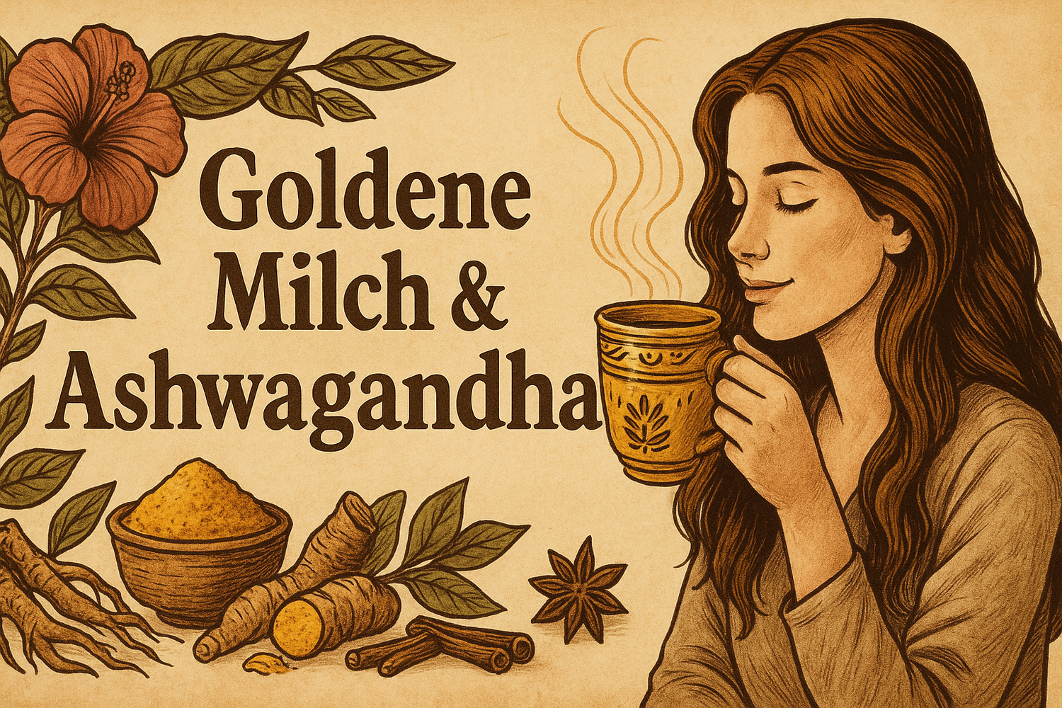 Goldene Milch & Ashwagandha – Ein Schluck für Körper & Seele
