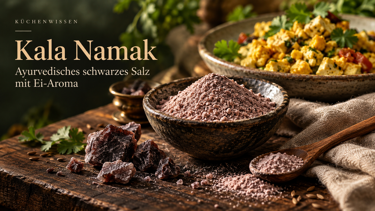 Kala Namak: Ayurvedisches schwarzes Salz mit Ei-Aroma