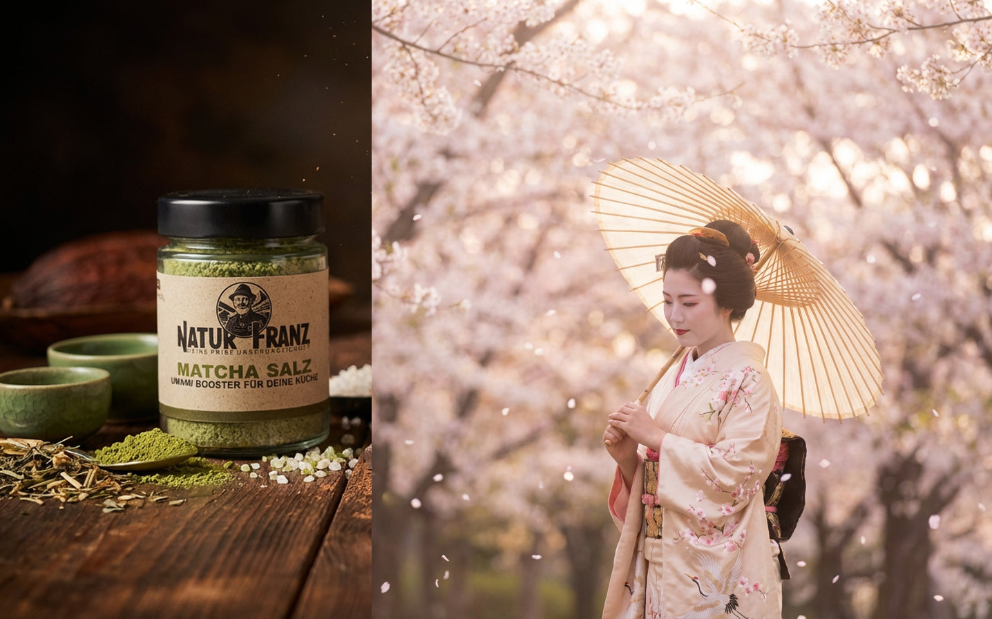 Umami & Wabi Sabi mit japanischem Matcha Salz