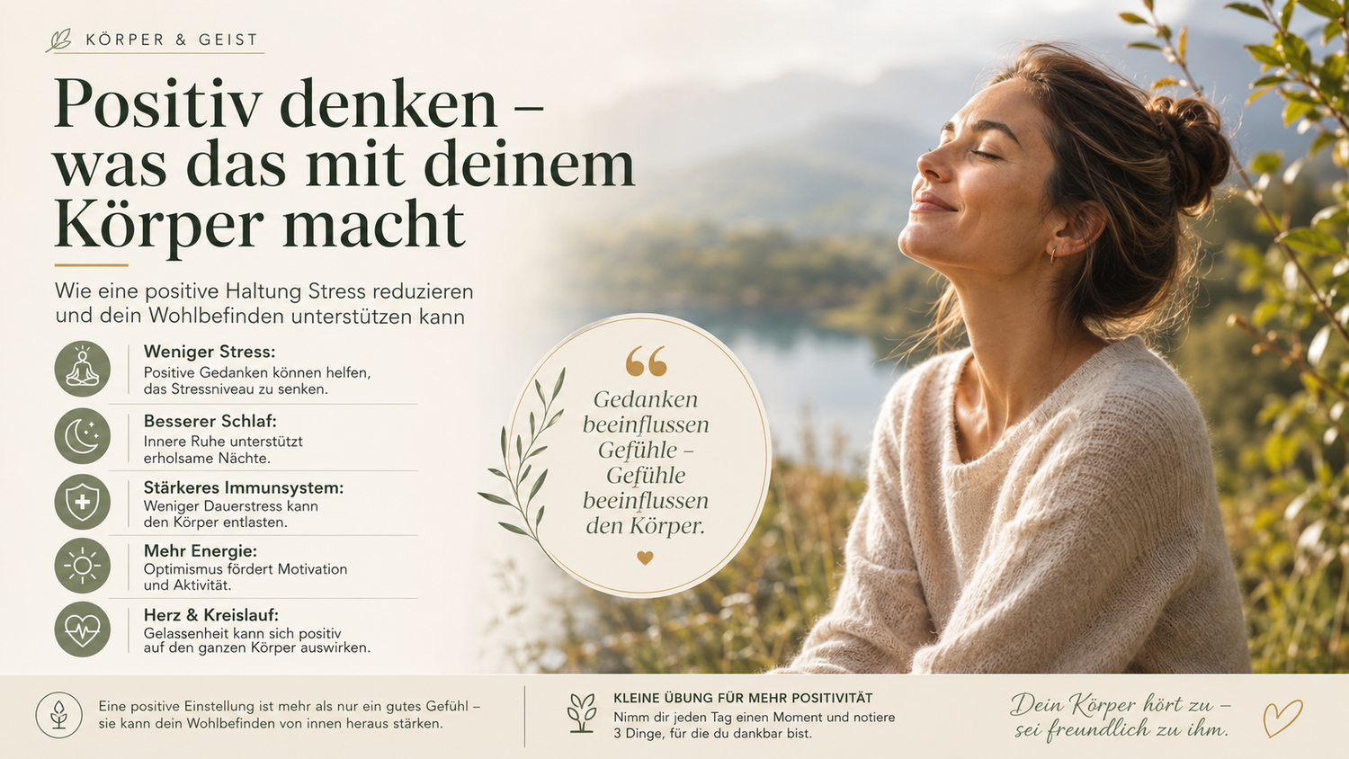 Negative Gedanken und die Auswirkungen im Alter