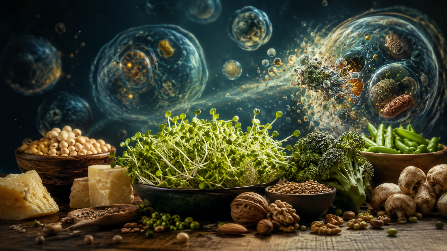 Spermidin: Das Anti-Aging-Molekül in deinem Essen, das Autophagie aktiviert