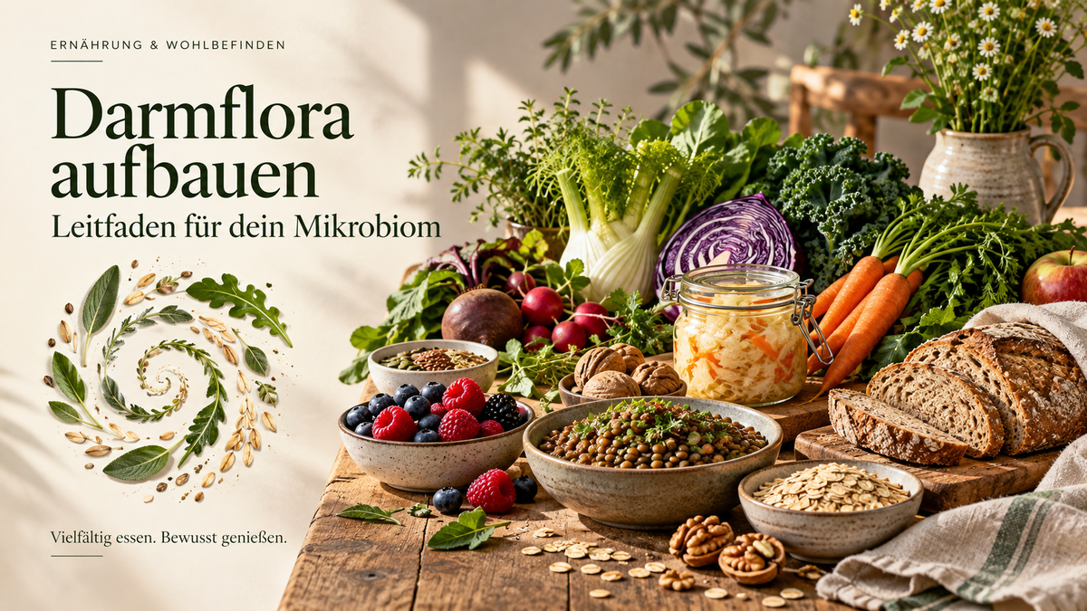Darmflora aufbauen: Leitfaden für dein Mikrobiom