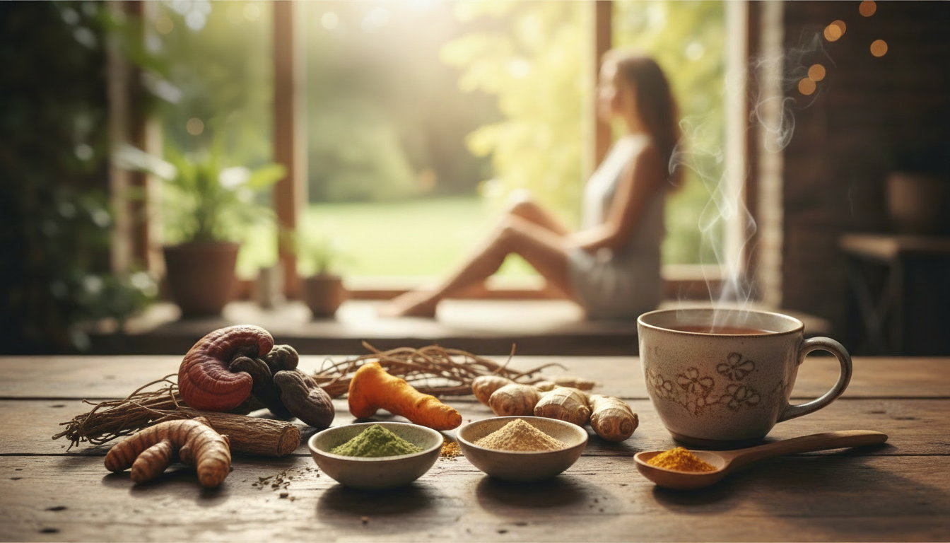 Adaptogene: Pflanzen und Pilze, die Stress ausgleichen sollen