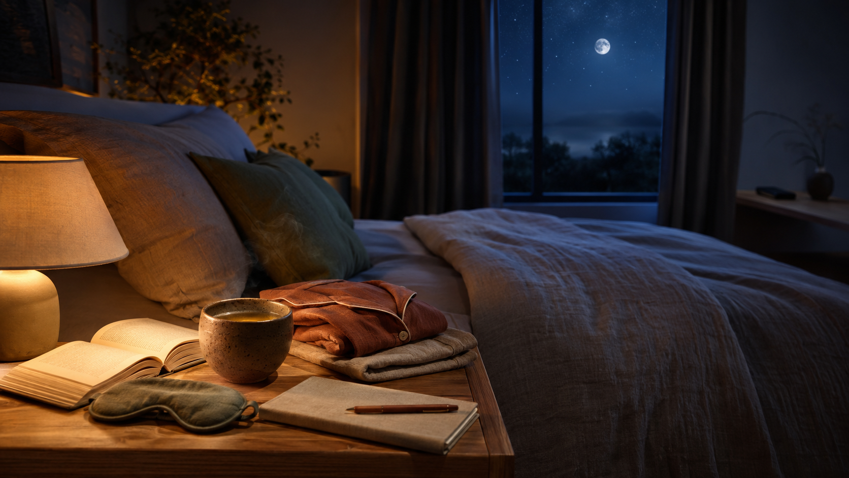 Abendroutine für besseren Schlaf: Cortisol senken, Melatonin fördern