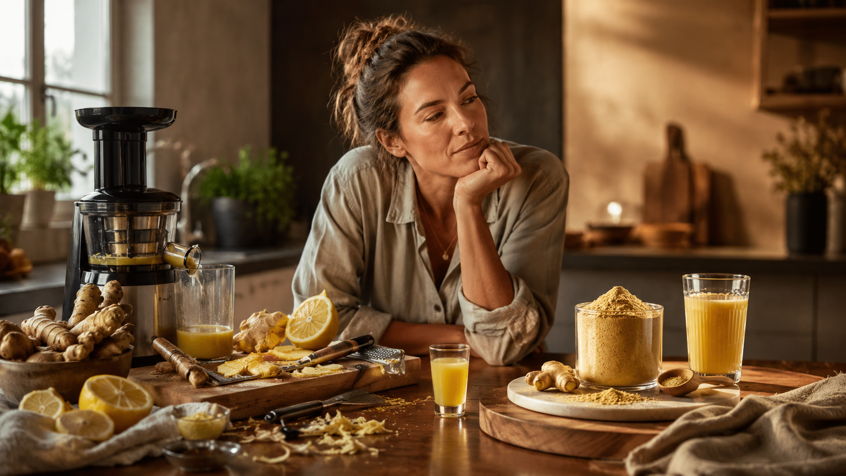 Ingwer Shot selber machen: Das beste Rezept ohne Entsafter
