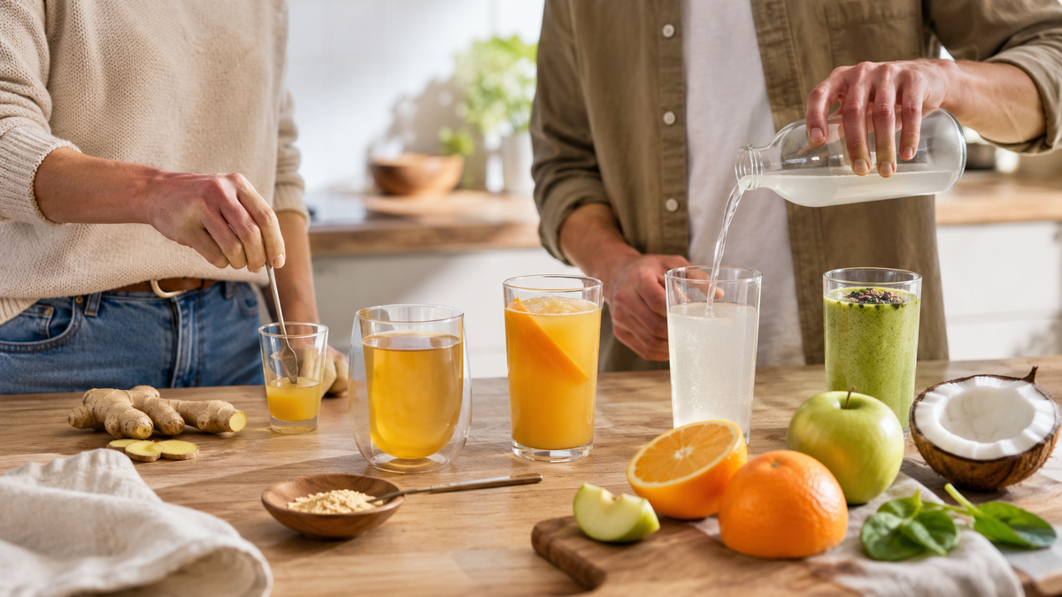 Ingwer Shot Pulver richtig zubereiten: 5 Varianten