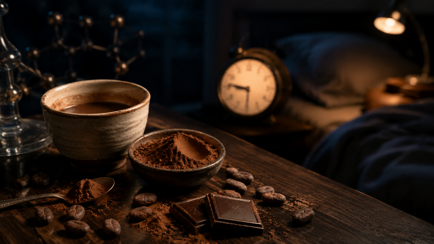 Theobromin am Abend: Wirkung, Schlaf & optimale Dosis
