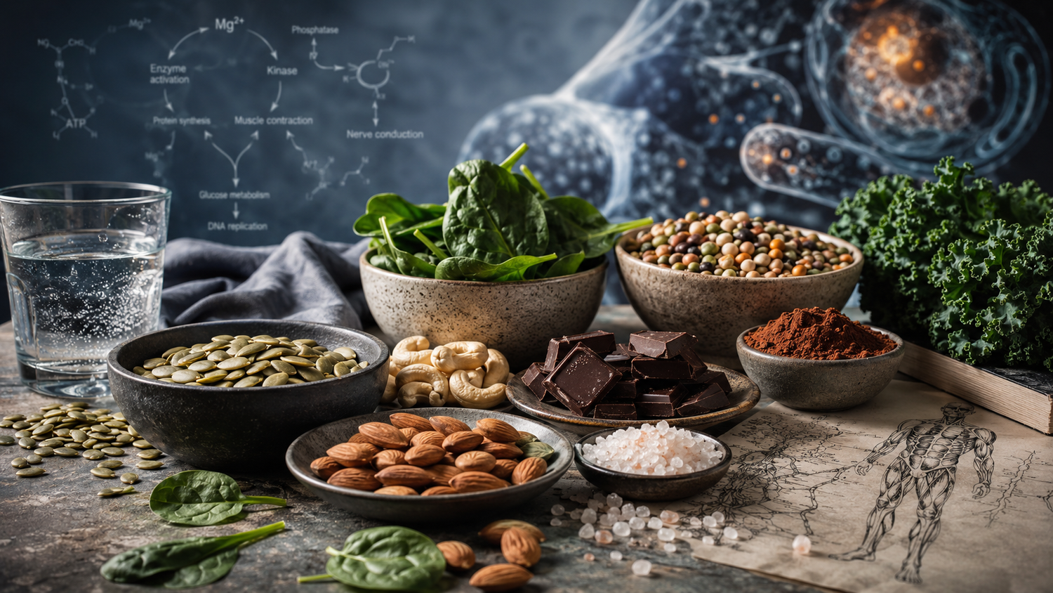 Magnesium: Das Mineral, ohne das 300 Enzyme versagen