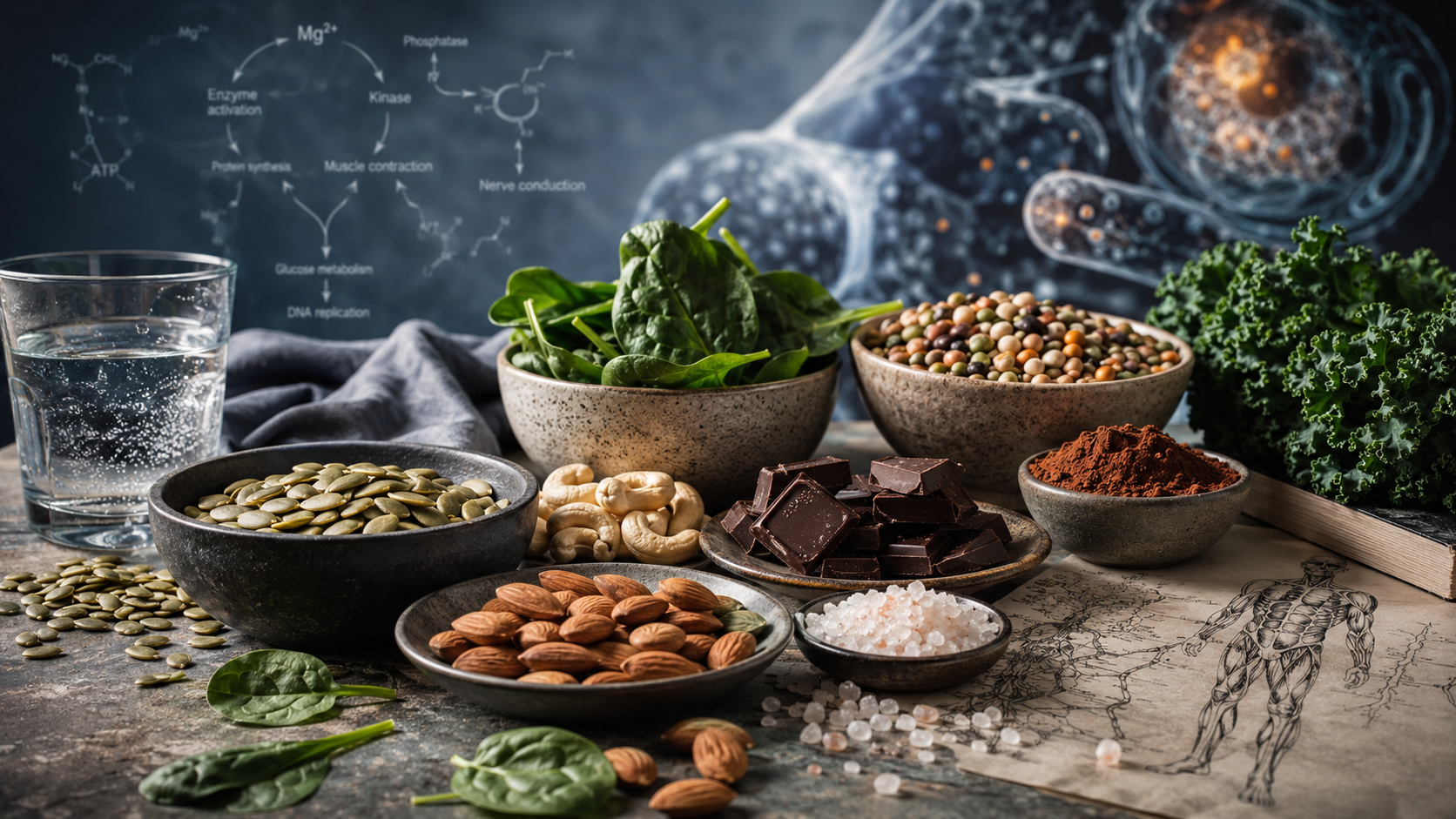 Magnesium: Das Mineral, ohne das 300 Enzyme versagen