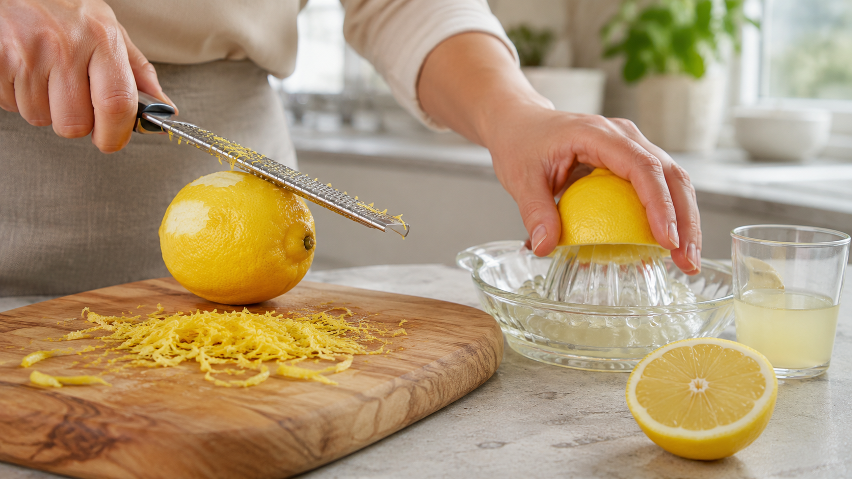 Zitronenschale vs. Saft: Warum die Schale gesünder ist