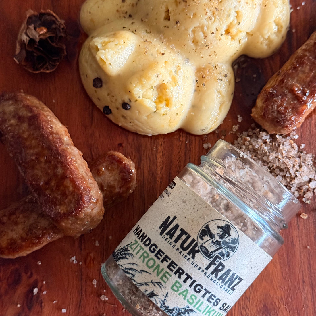 Zitrone Basilikum Salz