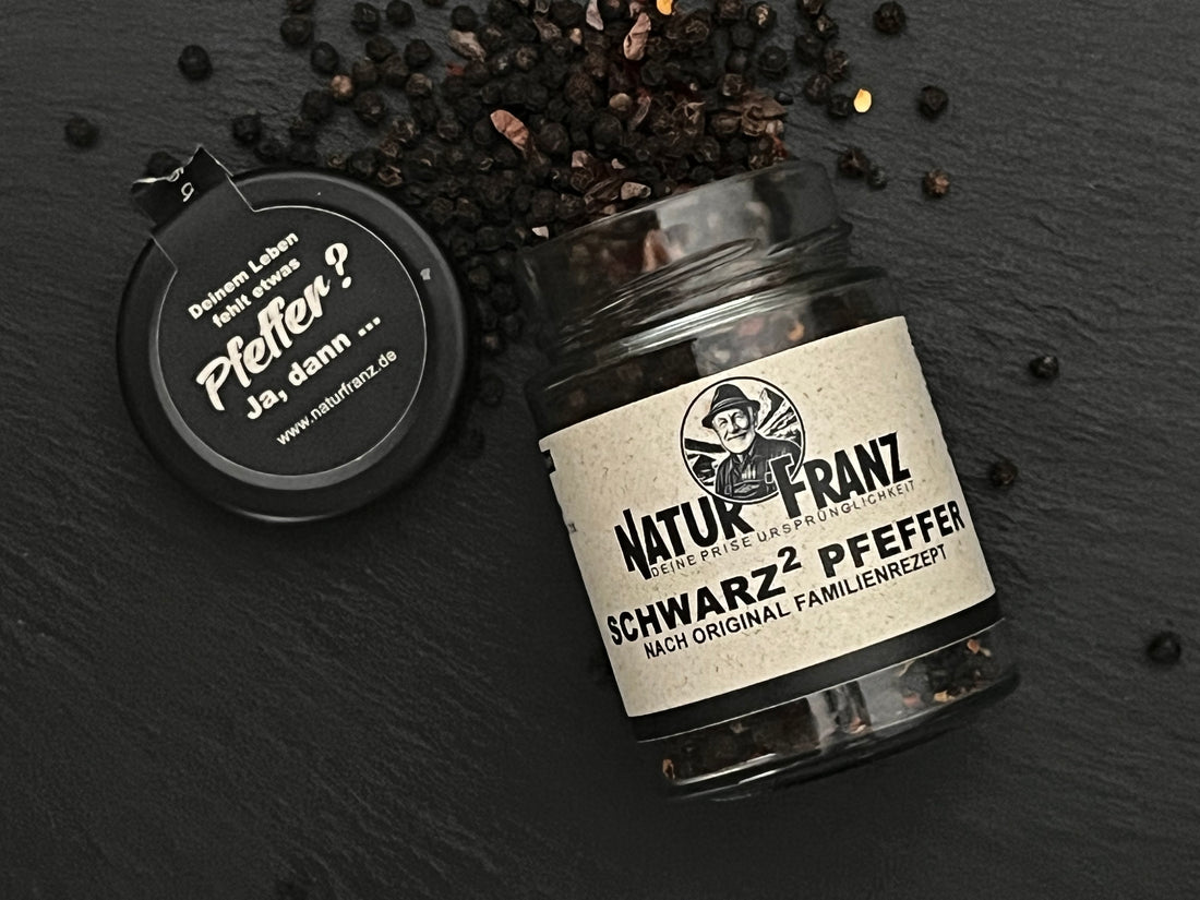 Schwarz² Pfeffer (90g im Glas)