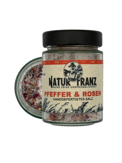 Pfeffer &amp; Rosen - mit feinem Salz