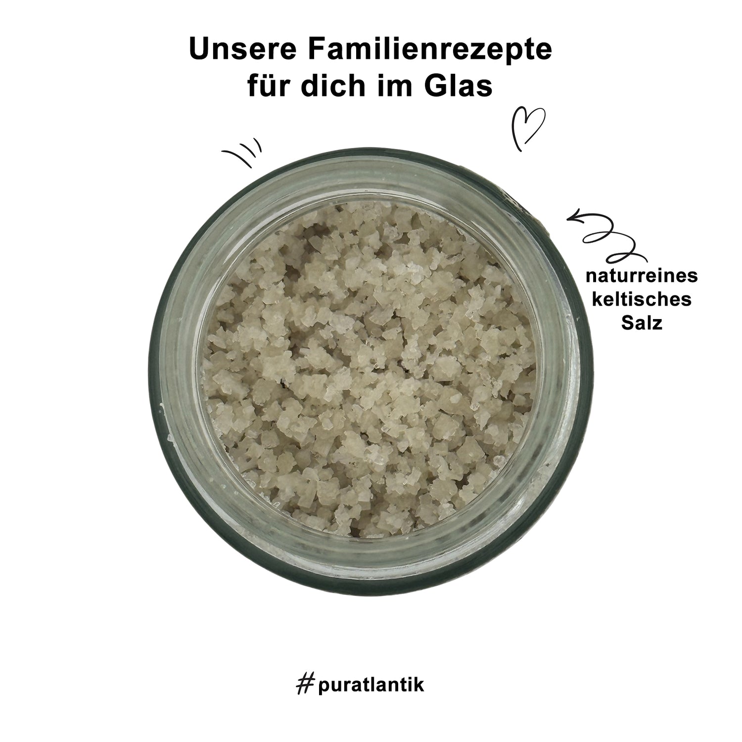 Pur Atlantik - keltisches Salz aus Frankreich, rein &amp; naturbelassen