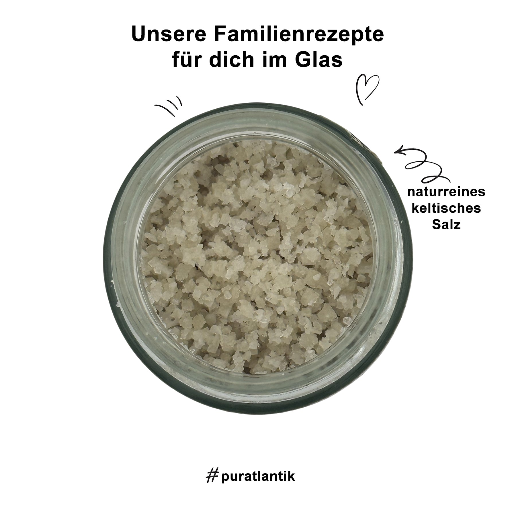 Pur Atlantik - keltisches Salz aus Frankreich, rein &amp; naturbelassen