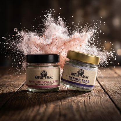 Reise um die Welt - Box. Kollektion reiner ursprünglicher Salze