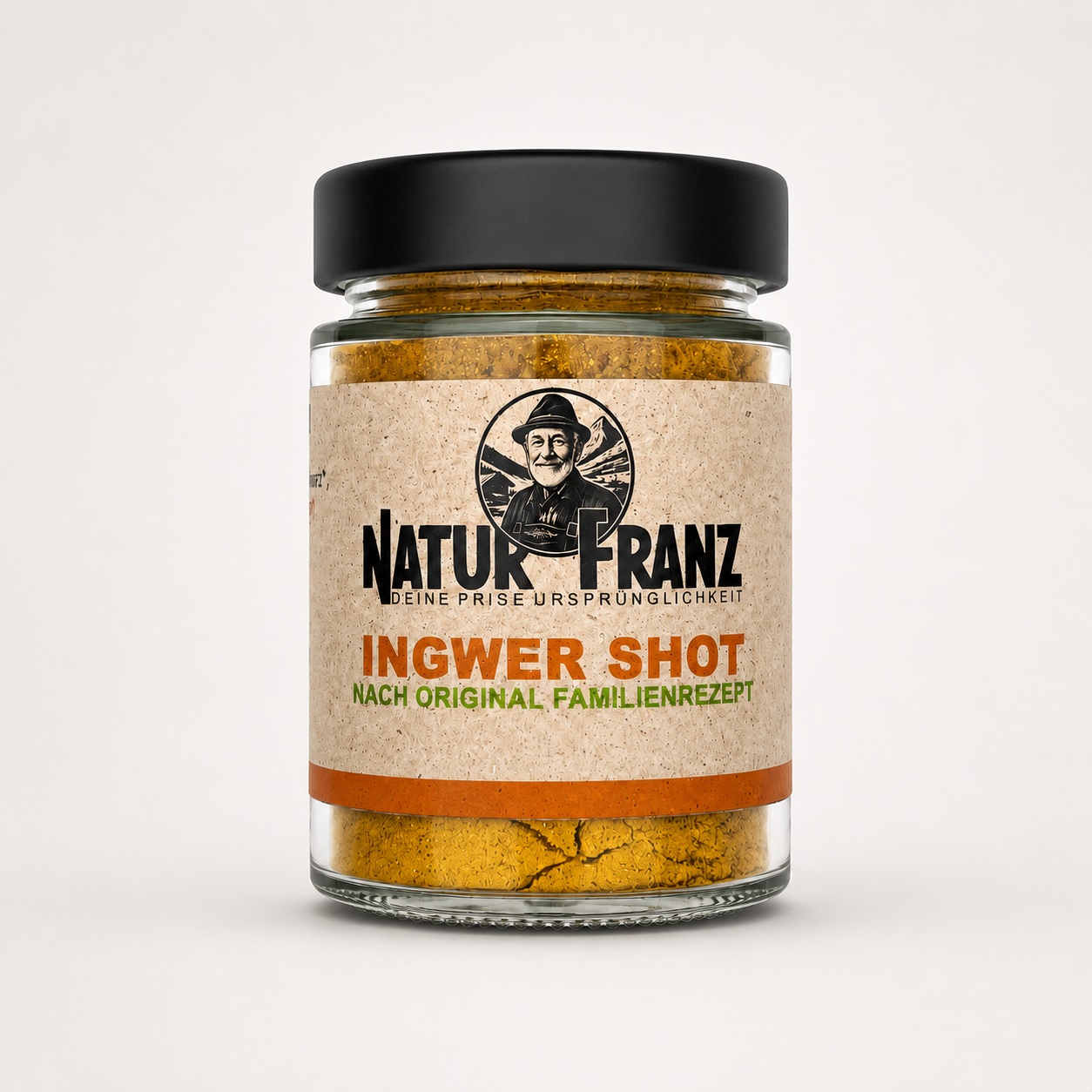 STARTER-SET: Ingwer Kraft-Kammerl Box mit 6x Ingwer Shot + GRATIS Shot Gläser + GRATIS Guide