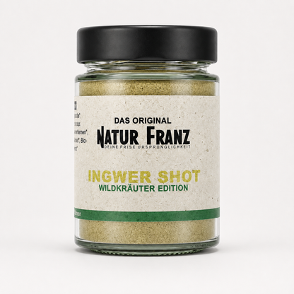 STARTER-SET: Ingwer Kraft-Kammerl Box mit 6x Ingwer Shot + GRATIS Shot Gläser + GRATIS Guide