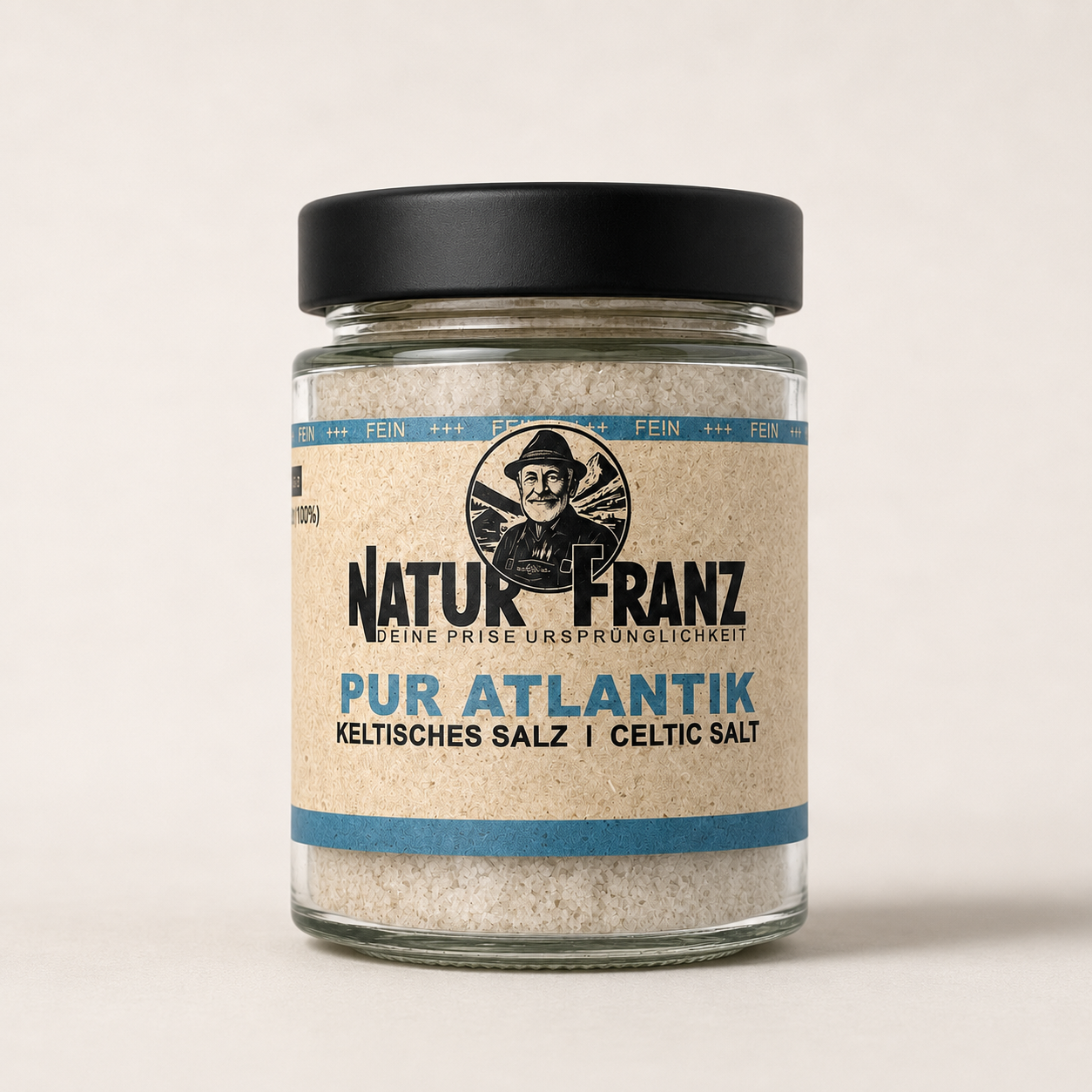 Pur Atlantik (fein): Keltisches Meersalz aus der Bretagne – handgeschöpft &amp; mineralstoffreich