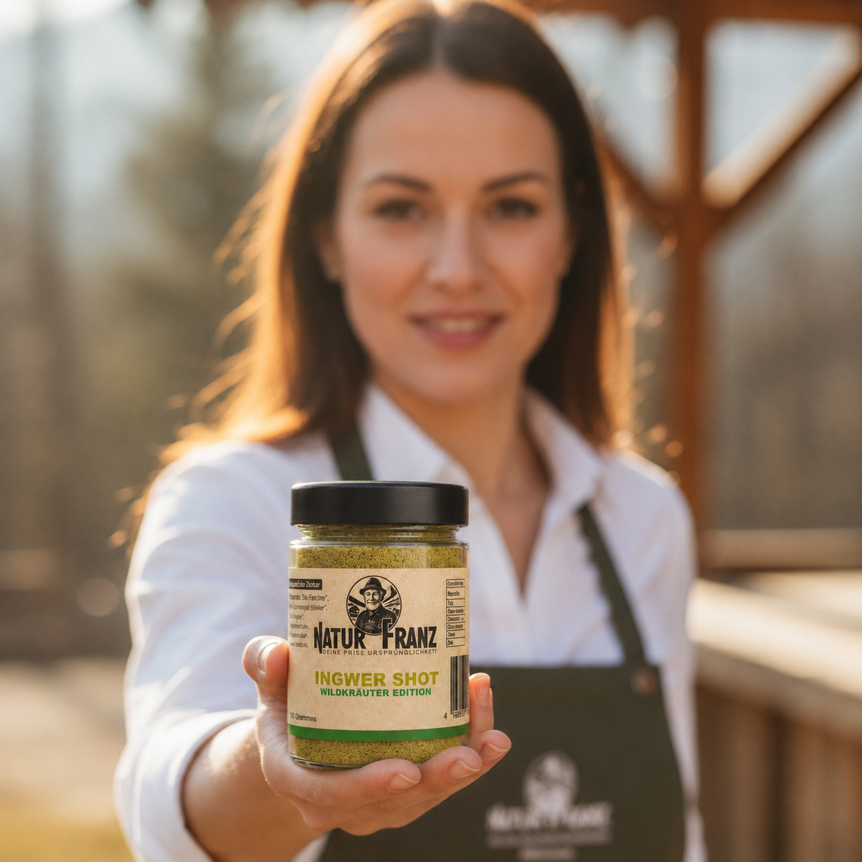 Ingwer Wildkräuter Shot - alpines Kräuterwissen, vegan &amp; ohne Zucker